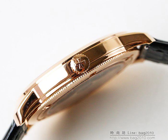 江詩丹頓 Vacheron Constantin LS精品 2018新款 進口9015機芯 小牛皮原裝蝴蝶扣 超強防水 高檔男士腕表  wssb3632